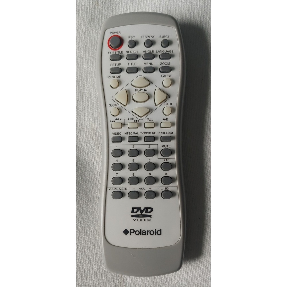 Polaroid DVP-1000REM Genuine DVD Player Remote Control For DVP-1000 - Free Ship